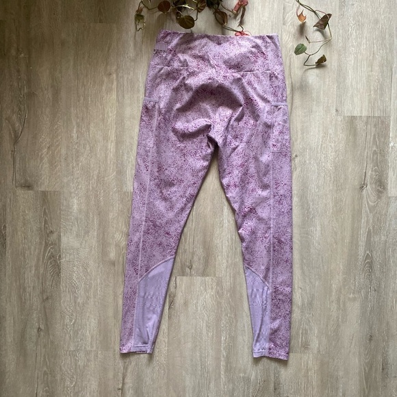 Gymshark Chalk Leggings Mallow Purple Splatter size medium - Picture 6 of 9